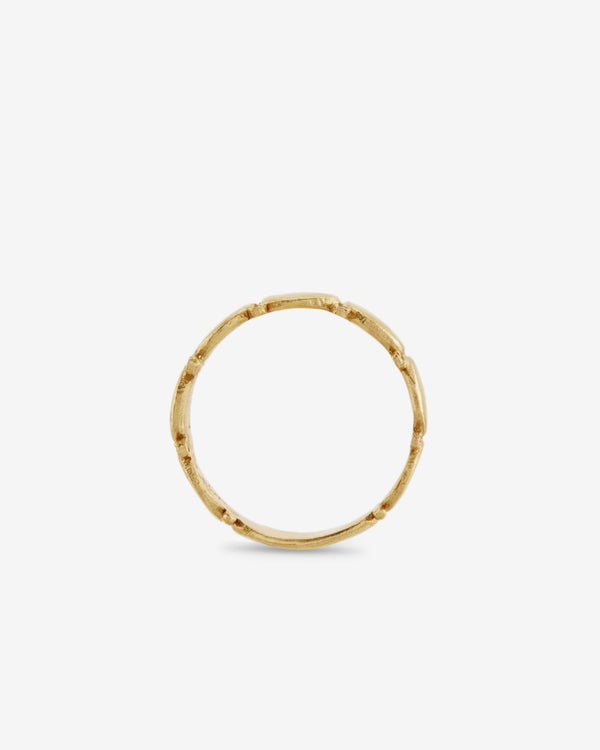 Noguchi Bijoux - Plate Eternity Ring - (Gold)