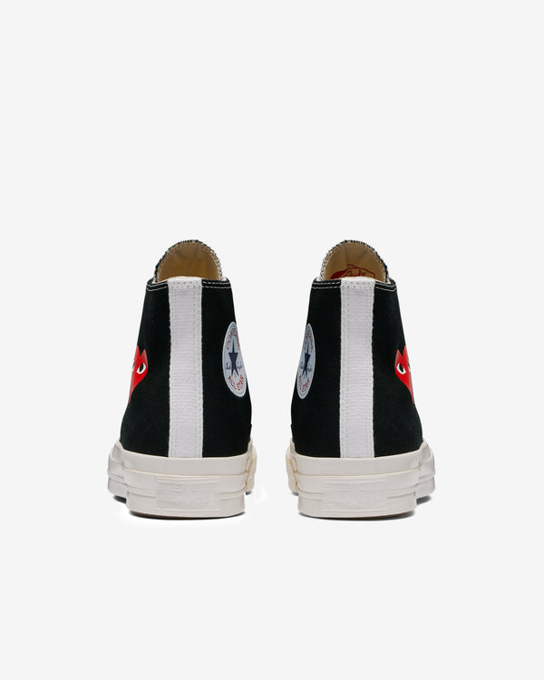 Play Converse - Small Red Heart All Star '70 High Sneakers - (Black)