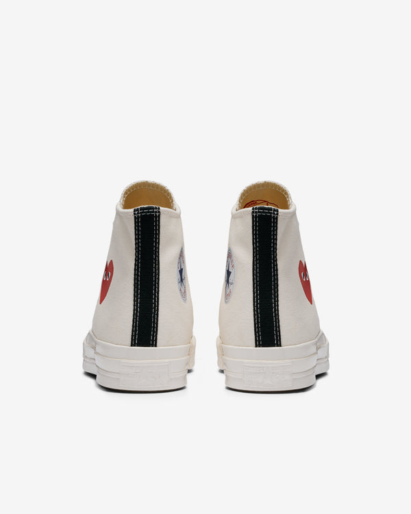 Play Converse - Small Red Heart All Star '70 High Sneakers - (Beige)