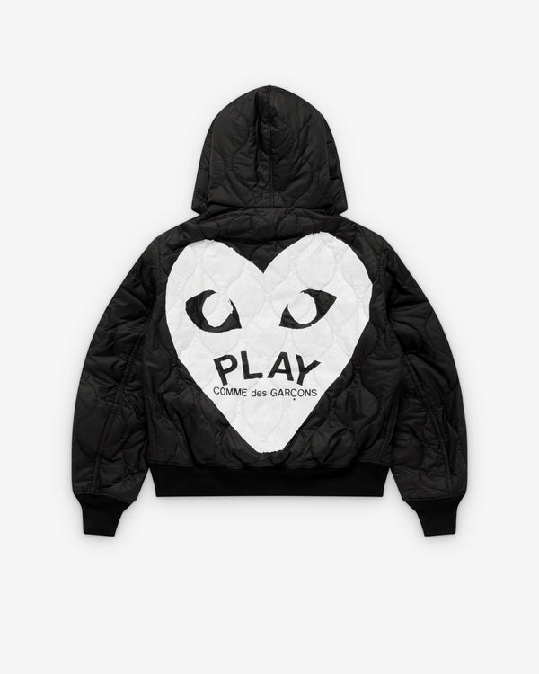 Play - Black Heart Hooded Jacket - (Black)