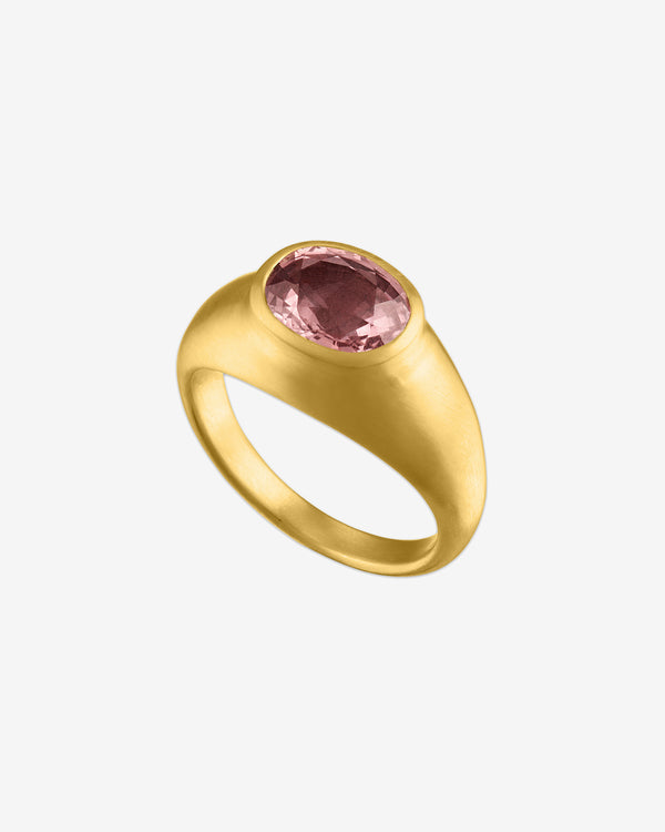 Prounis - Women's Pink Sapphire Faceted Ring - (Gold)