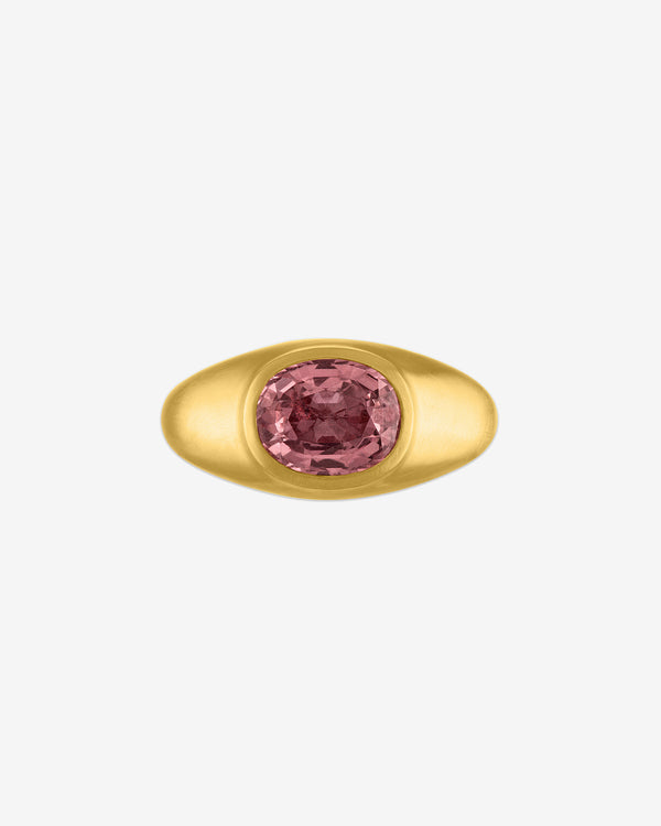 Prounis - Women's Pink Sapphire Faceted Ring - (Gold)