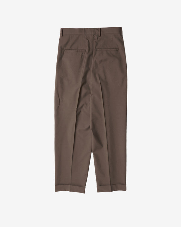 Doublet - Men's High Waist Air Yarn Trousers - (Brown)