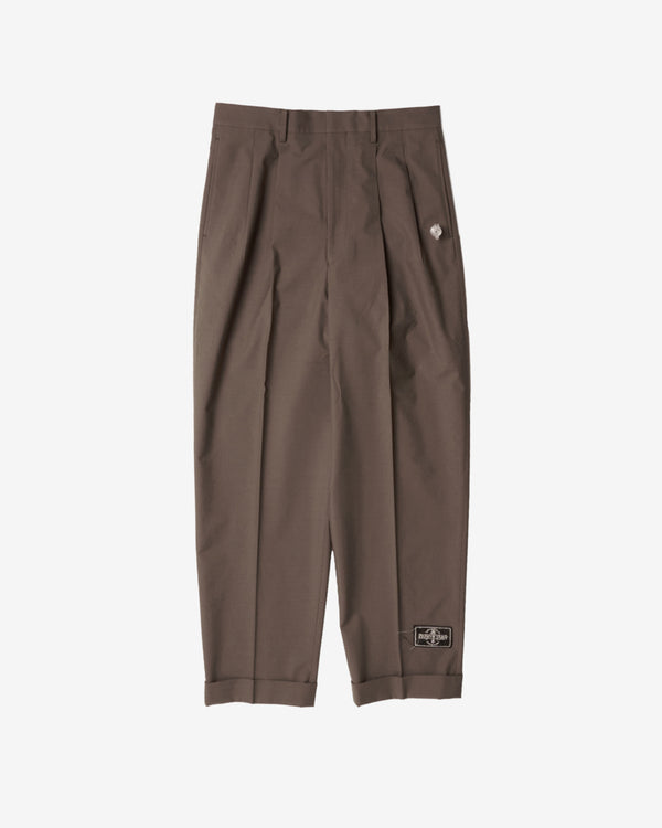 Doublet - Men's High Waist Air Yarn Trousers - (Brown)