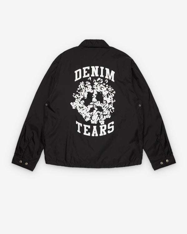 Denim Tears - Men's Peace Wreath Coaches Jacket - (Black)