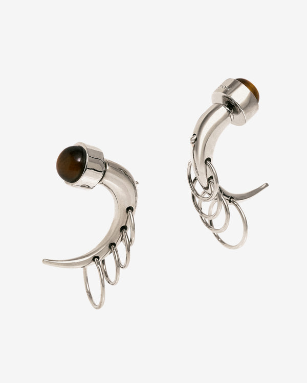 Panconesi - Pierced Spina Earrings - (Silver)