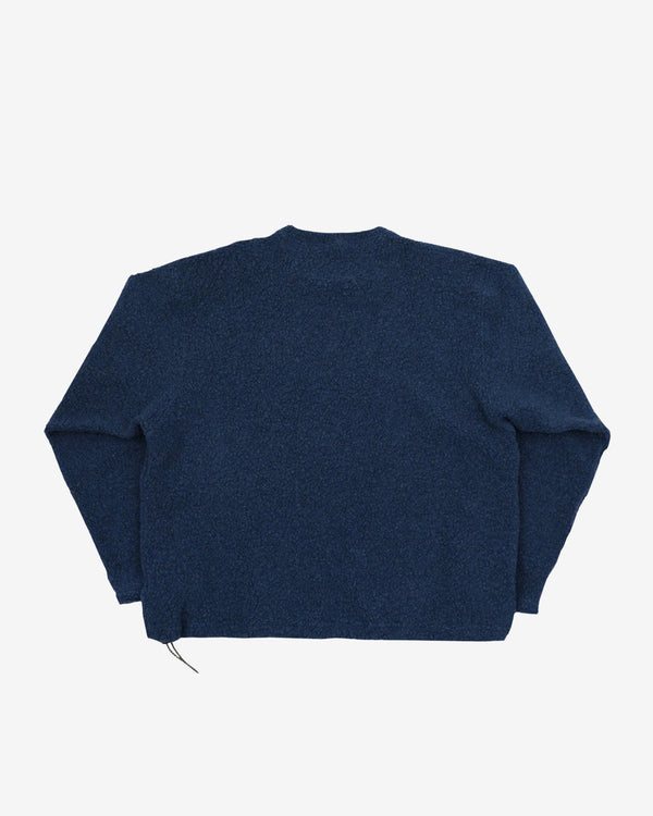 Online Ceramics - Men's Recycled Wool Pullover - (Slate Blue)