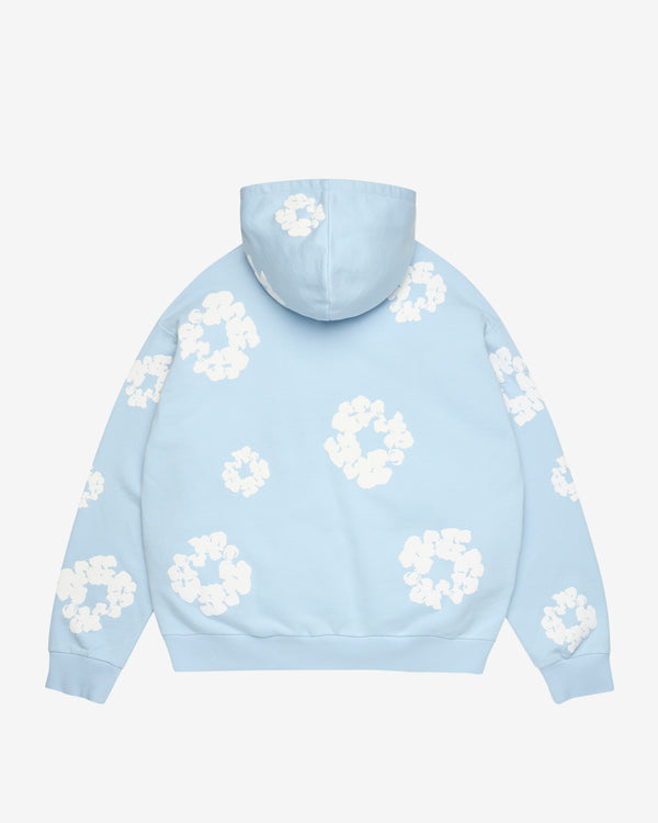 Denim Tears - Men's Powder Cotton Wreath Hoodie - (Blue)