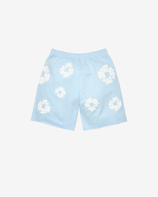 Denim Tears - Men's Powder Cotton Wreath Sweatshort - (Blue)