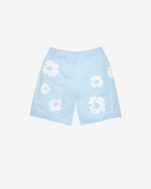 Denim Tears - Men's Powder Cotton Wreath Sweatshort - (Blue)