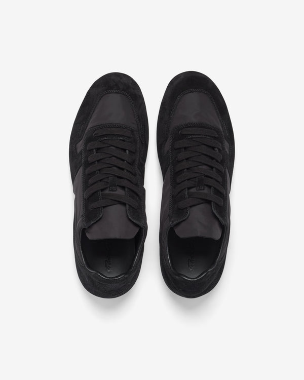 Rick Owens - Men's Suede Minimal Sneaker - (Black)