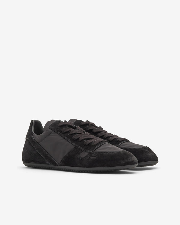 Rick Owens - Men's Suede Minimal Sneaker - (Black)