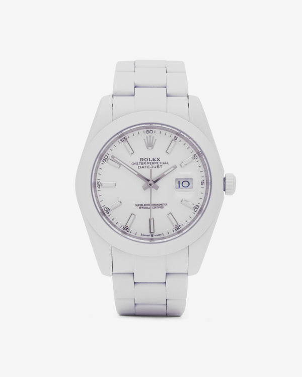 Private Label Dubai Ltd - Customized Rolex Datejust - (Sorbet White)