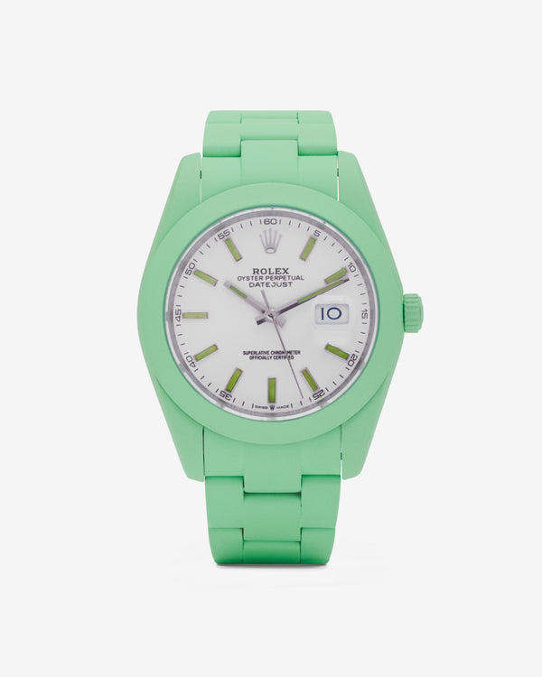Private Label Dubai Ltd - Customized Rolex Datejust - (Apple Green)
