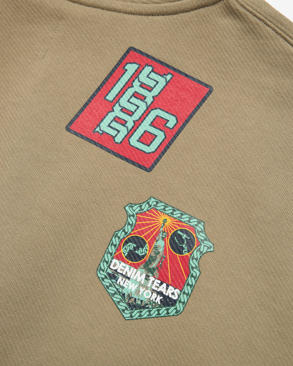 Denim Tears - Men's Ranger Patches Hoodie - (Military Green)