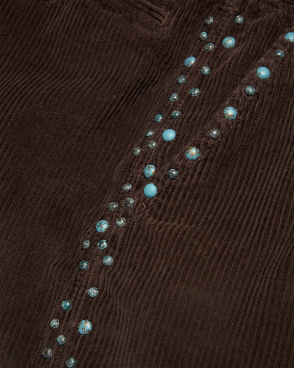 Denim Tears - Men's Peace Corduroy Shorts - (Brown)