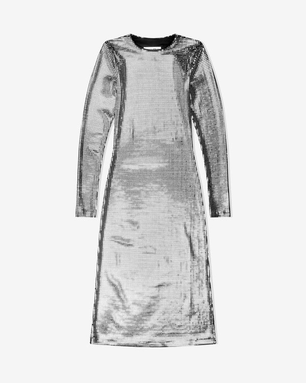 MM6 Maison Margiela - Women's Metallic Midi Dress - (Silver)