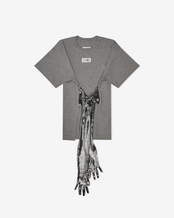MM6 Maison Margiela - Women's T-Shirt - (Light Grey)