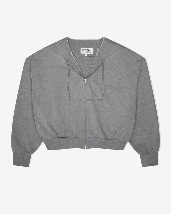 MM6 Maison Margiela - Women's Sweat Jacket - (Grey Melange)