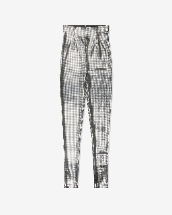 MM6 Maison Margiela - Women's Metallic Leggings - (Silver)