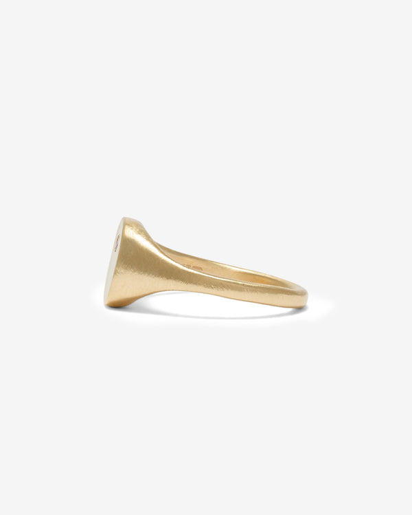 Seb Brown - Women's Offset Ring Gold - (Gold)
