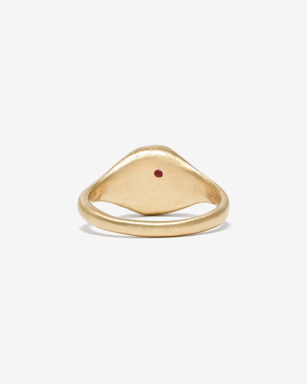 Seb Brown - Women's Offset Ring Gold - (Gold)