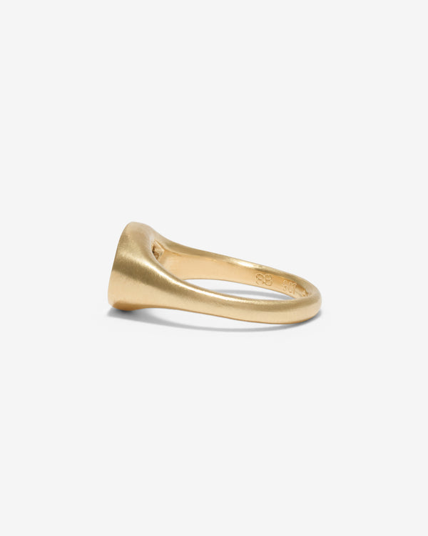 Seb Brown - Women's Gold Tilt Ring - (Gold)