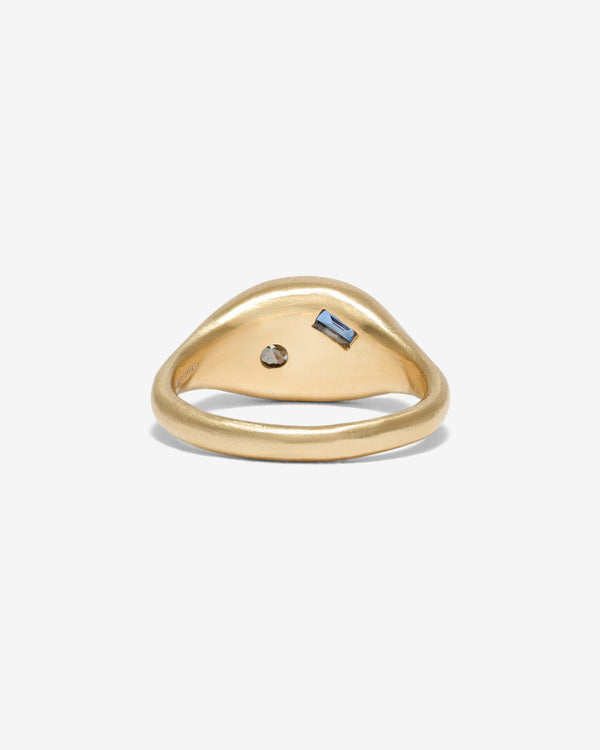 Seb Brown - Women's Gold Tilt Ring - (Gold)