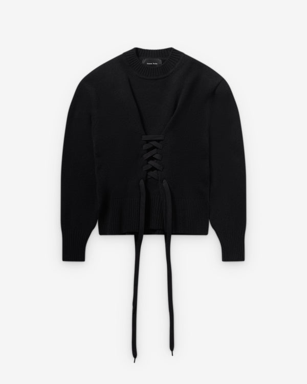Simone Rocha - Women's Merino Sculpted Corset Jumper - (Black)