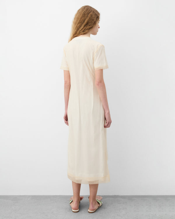 Simone Rocha - Women's Layered Liquid Dress - (White/Nude)