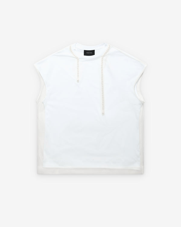 Simone Rocha - Women's Layered Liquid Smock T-Shirt - (White)