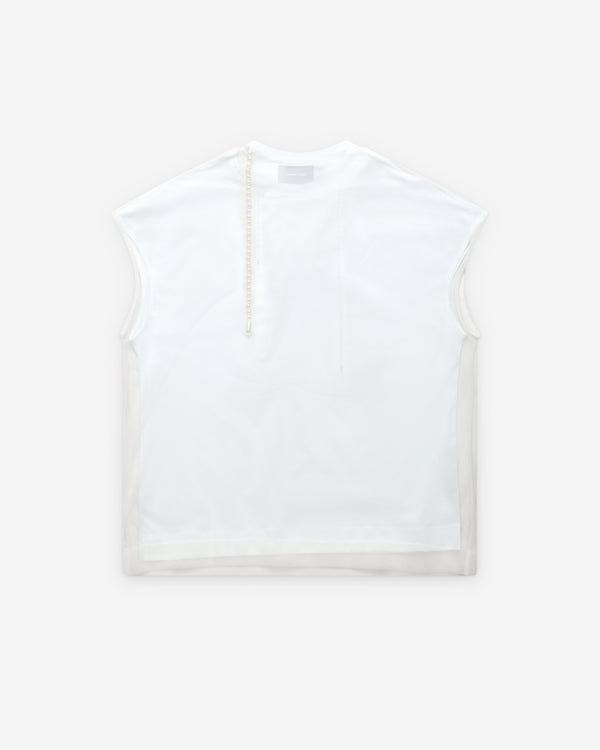 Simone Rocha - Women's Layered Liquid Smock T-Shirt - (White)