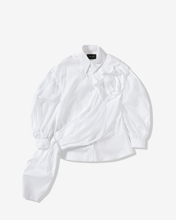Simone Rocha - Women's Pressed Rose Sash Shirt - (White)