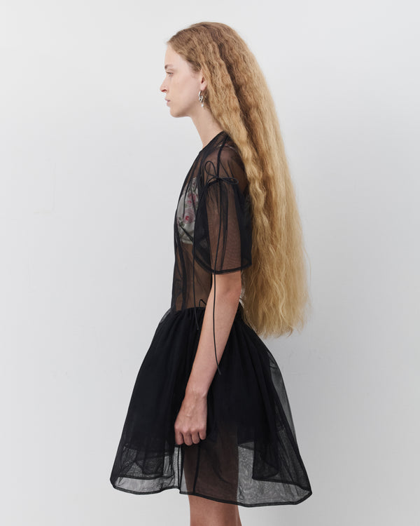Simone Rocha - Women's Mini Puff Sleeve Dress - (Black)