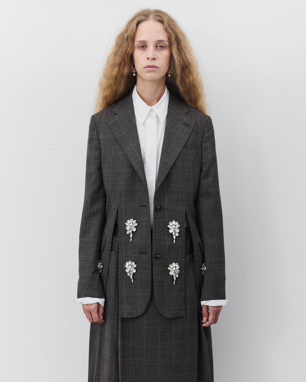 Simone Rocha - Women's Hem Slice Jacket - (Pearl)
