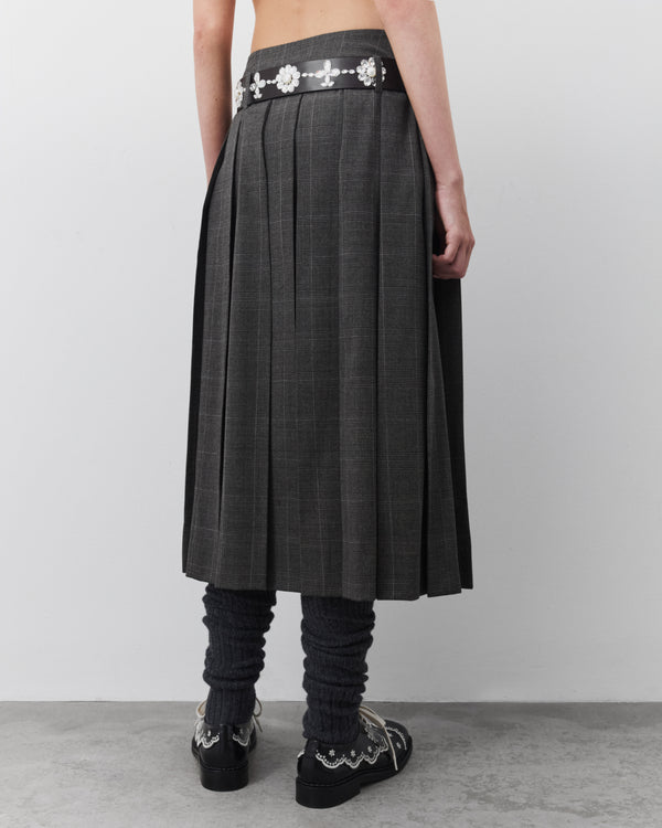 Simone Rocha - Women's Tailored Clip Kilt - (Peat)
