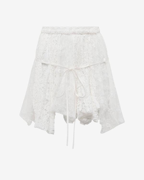 JW Anderson - Women's Mini Curtain Skirt - (White)