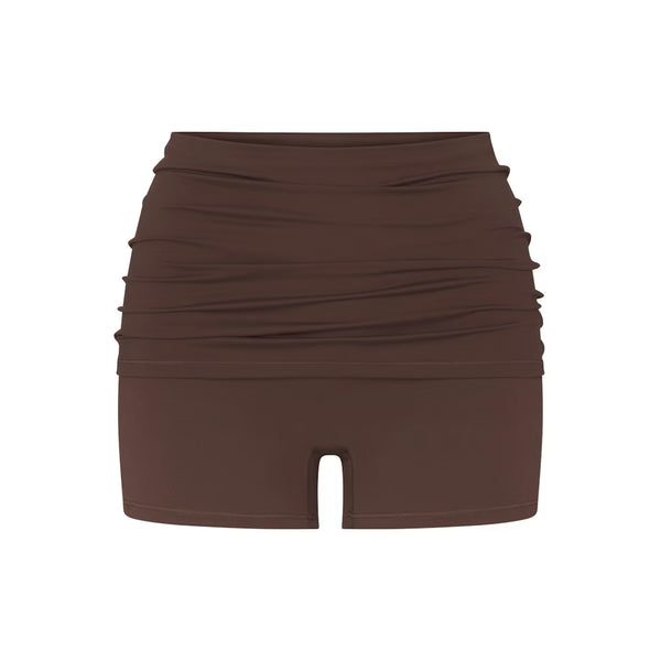 NikeSkims -  Women's Matte Fold Over 3inch Shorts - (Dark Sepia)