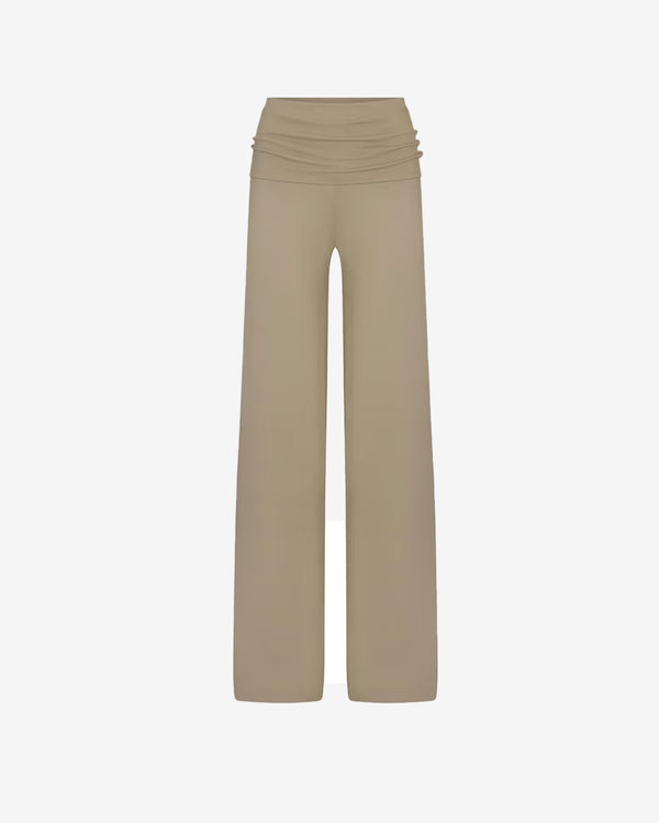 NikeSkims - Women's Matte Foldover Wide Leg Pants - (Dune)