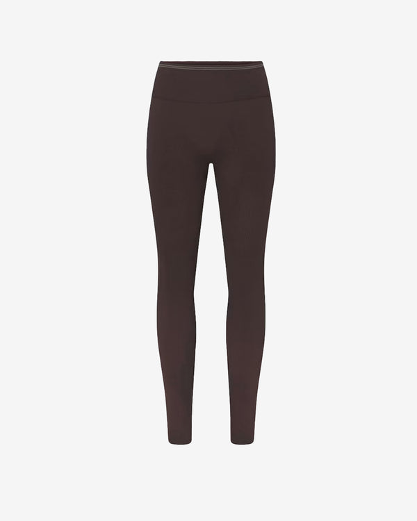 NikeSkims - Women's Matte V-Line Leggings - (Dark Sepia)