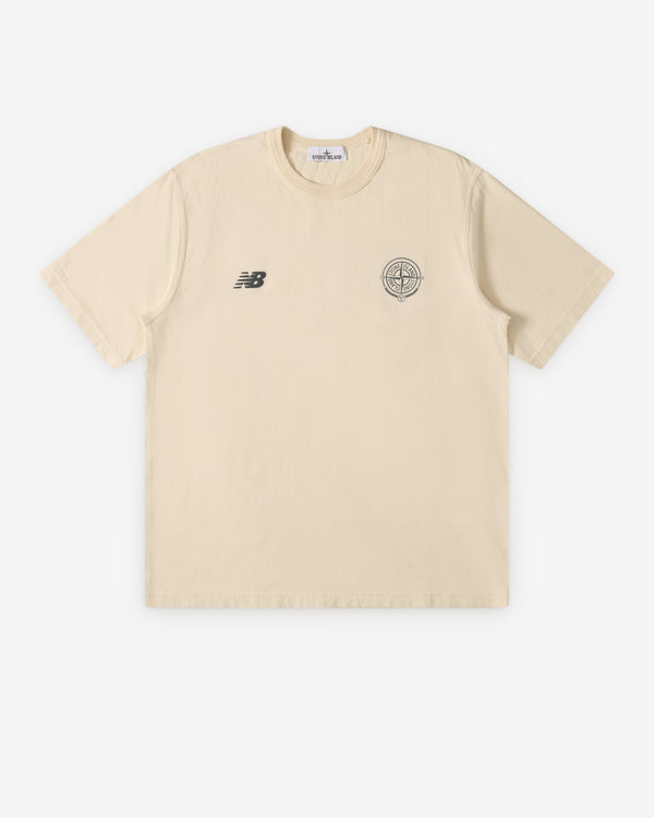 Stone Island - Men's New Balance Short Sleeve T-Shirt - (Ivory)
