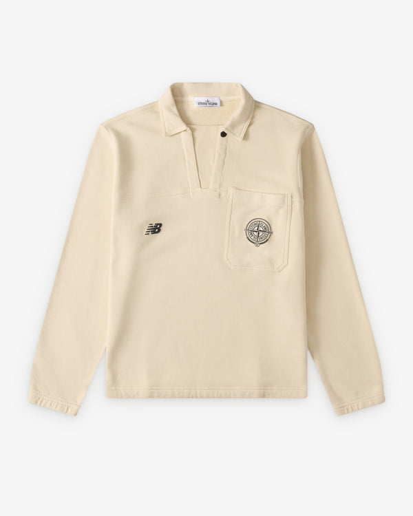 Stone Island - Men's New Balance Pullover Polo - (Ivory)