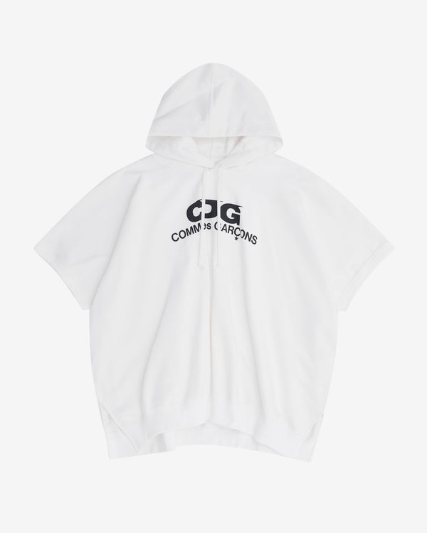 CDG - CDG Poncho Sweatshirt - (White)