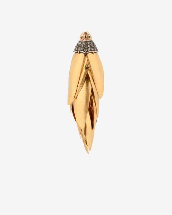 Bibi Van Der Velden - Women's Scarab Gold Bunch Earring - (Multi)
