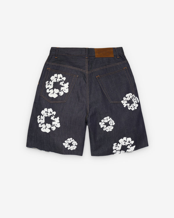 Denim Tears - Men's Cotton Wreath Denim Shorts - (Selvedge)