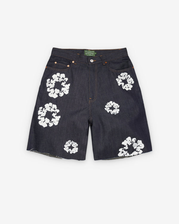 Denim Tears - Men's Cotton Wreath Denim Shorts - (Selvedge)