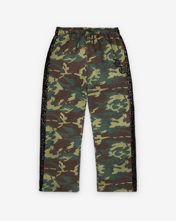 Denim Tears - Men's Sequins Side Panel Sweatpant - (Camo)