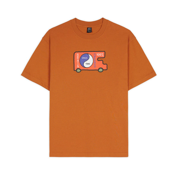 Brain Dead - Men's Space/Time Shirt - (Nutmeg)