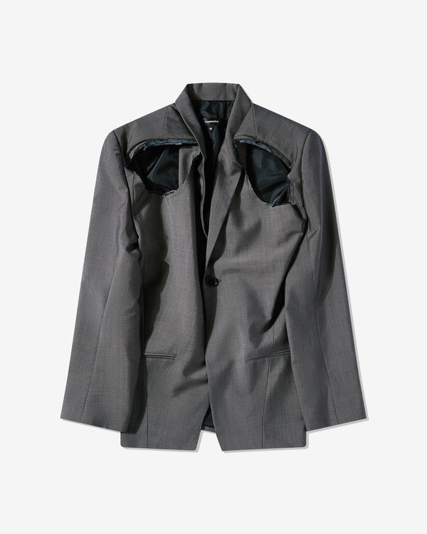 Torisheju - Women's Horned Raw Blazer - (Grey)