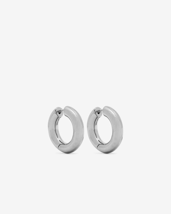 Tom Wood - Chunky Hoops Medium - (Silver)